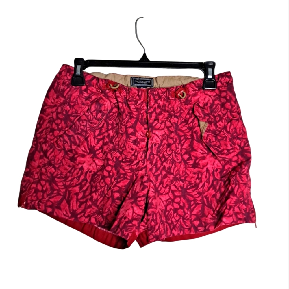 American eagle With Hawaiian Floral Print  size 4